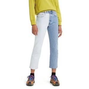Levi's 501 Crop Jeans in Of Two Minds